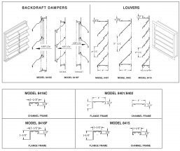 Backdraft Dampers & Louvers